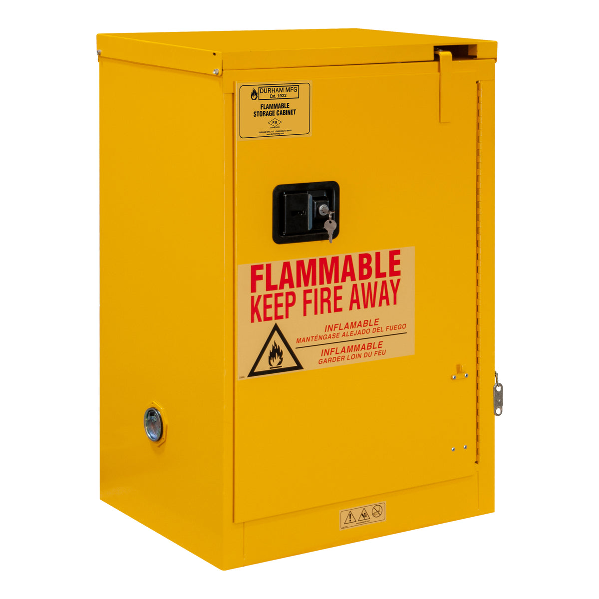 Flammable Storage, 12 Gallon, Self Close