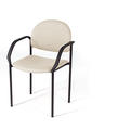 Series 202 Wall Saver Stacking Patient/Guest Seating with Slant Arms