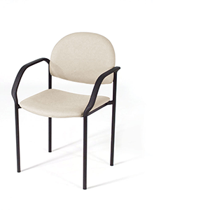 Series 202 Wall Saver Stacking Patient/Guest Seating with Slant Arms