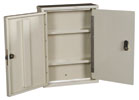 Heavy Duty Narcotics Cabinet Deep (15 x 11 x 8) Double Door Double Lock - 2702