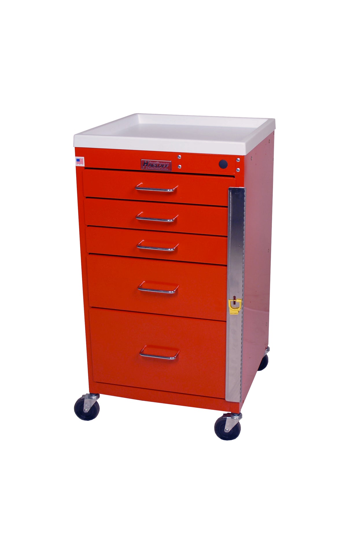 Five Drawer Mini Line Emergency Cart Standard Package