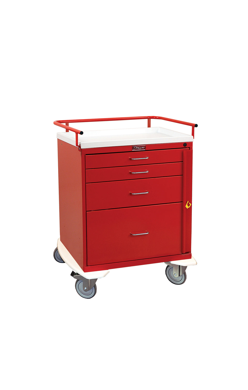 Classic Line, Four Drawer, Emergency Cart, Standard Package
