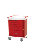 Classic Line, Five Drawer, Emergency Cart, Standard Package