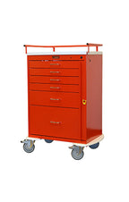 Classic Line Six Drawer Crash Cart Emergency Cart Standard Package