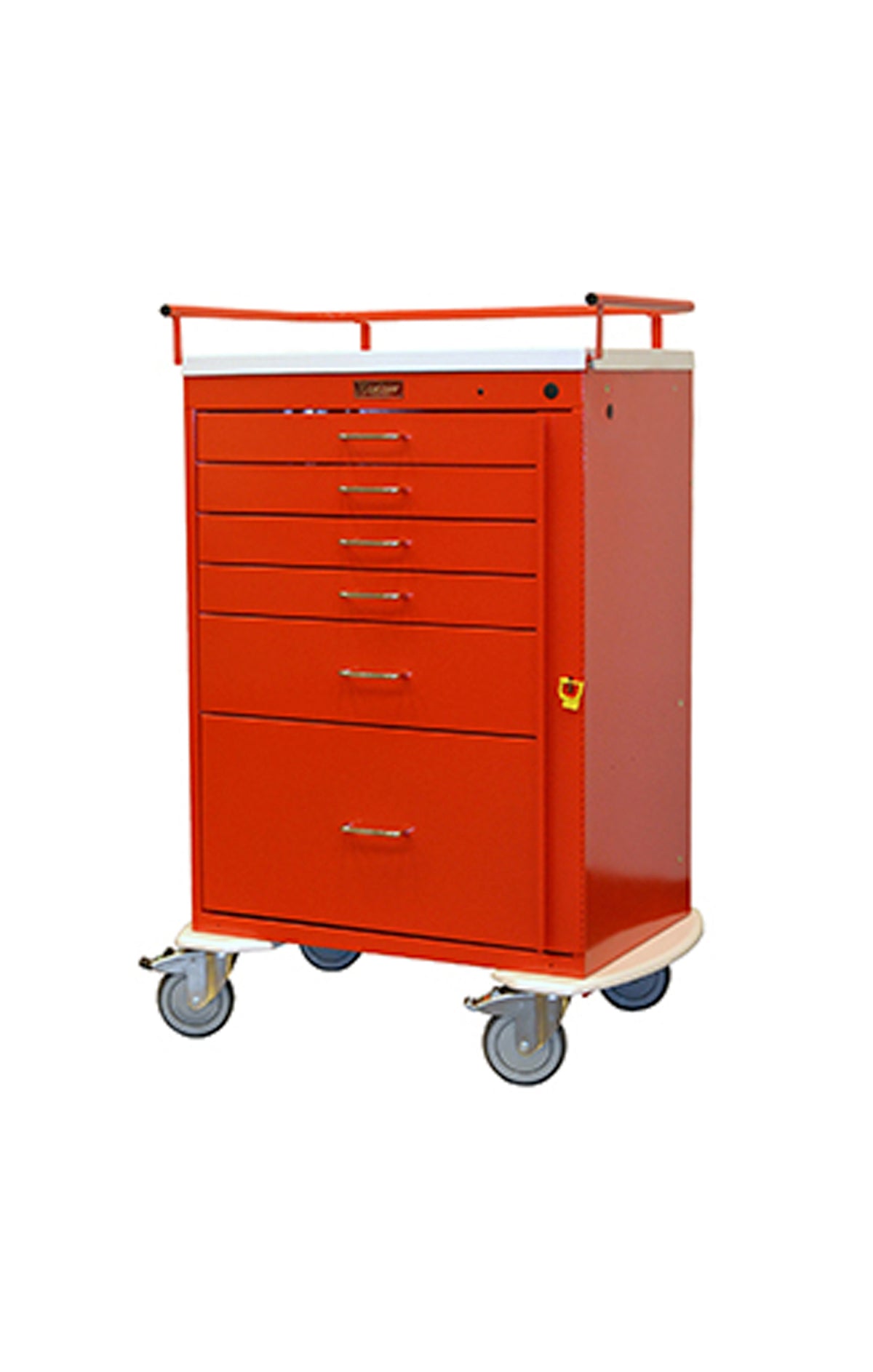 Classic Line Six Drawer Crash Cart Emergency Cart Standard Package