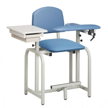 Lab X Series, Extra-Tall, Blood Drawing Chair w/ Padded Flip Arm & Drawer MODEL #: 66022