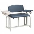 Lab X Series, Bariatric, Extra-Tall, Draw Chair w/Padded Flip Arm & Drawer MODEL #: 66092B