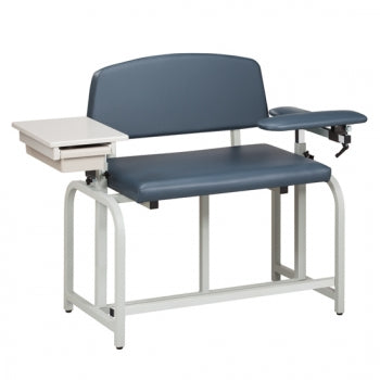 Lab X Series, Bariatric, Extra-Tall, Draw Chair w/Padded Flip Arm & Drawer MODEL #: 66092B