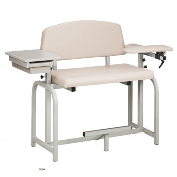 Lab X Series, Extra-Wide /Extra-Tall, Blood Chair/ Padded Flip Arm & Drawer MODEL #: 66092