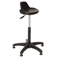 Series 941 Urethane Sit/Stand with Single Lever Release, Black Composite Base with Glides