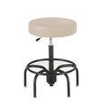 Series 958 Industrial Seating With Single Lever Release, Black Tubular Steel Base With Foot Ring And Glides