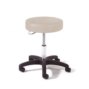 Series 971 Physician Seating With Chrome D-Handle Release and Black Composite Base