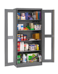 DELUXE STORAGE CABINET WITH C-THRU DOORS (UNASSEMBLED) - CVD2470