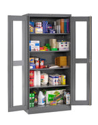 DELUXE STORAGE CABINET WITH C-THRU DOORS (UNASSEMBLED) - CVD2470