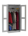 Deluxe Wardrobe Cabinet with C-Thru Doors (Assembled) - CVD7824W