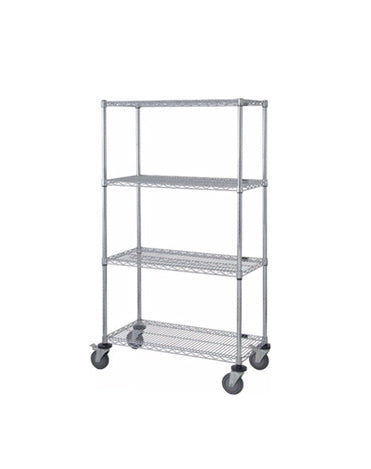 Mobile Wire Stem Caster Cart - M1836C46 - 18” x 36” x 69”