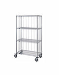 Mobile Wire Stem Caster Cart - M1836C46RE-5 - 18” x 36” x 69”