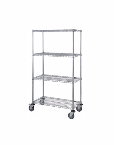 Mobile Wire Stem Caster Cart - M1836C47 - 18” x 36” x 80”