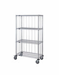 Mobile Wire Stem Caster Cart - M1836C47RE-5 - 18” x 36” x 80”