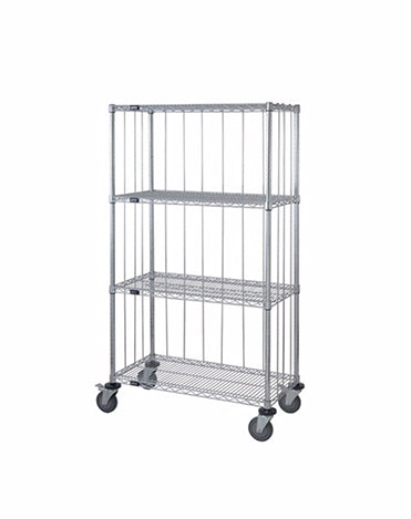 Mobile Wire Stem Caster Cart - M1836C47RE-5 - 18” x 36” x 80”