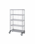 Mobile Wire Stem Caster Cart - M1836CG47RE-5 - 18” x 36” x 80”