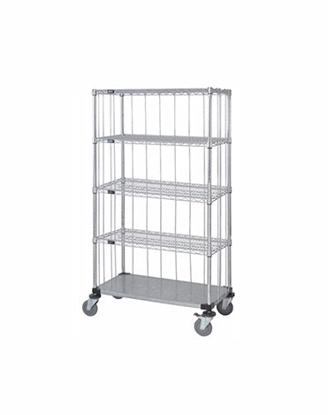 Mobile Wire Stem Caster Cart - M1836CG47RE-5 - 18” x 36” x 80”