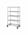 Mobile Wire Stem Caster Cart - M1848C46-5 - 18” x 48” x 69”