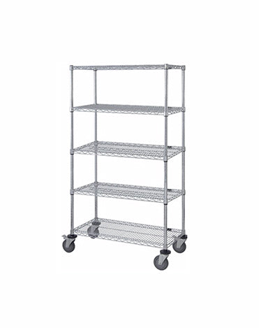 Mobile Wire Stem Caster Cart - M1848C46-5 - 18” x 48” x 69”
