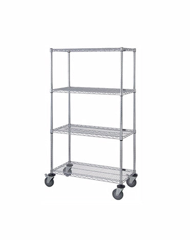 Mobile Wire Stem Caster Cart - M1848C46 - 18” x 48” x 69”