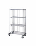 Mobile Wire Stem Caster Cart - M1848C46RE-5 - 18” x 48” x 69”