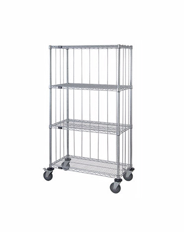 Mobile Wire Stem Caster Cart - M1848C46RE-5 - 18” x 48” x 69”
