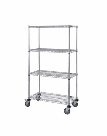 Mobile Wire Stem Caster Cart - M1848C47 - 18” x 48” x 80”