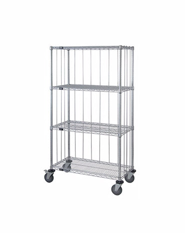 Mobile Wire Stem Caster Cart - M1848C47RE-5 - 18” x 48” x 80”