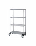 Mobile Wire Stem Caster Cart - M1848CG46 - 18” x 48” x 69”