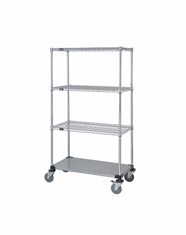 Mobile Wire Stem Caster Cart - M1848CG46 - 18” x 48” x 69”
