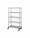 Mobile Wire Stem Caster Cart - M1848CG46RE-5 - 18” x 48” x 69”