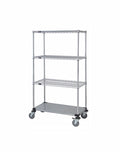 Mobile Wire Stem Caster Cart - M1848CG47 - 18” x 48” x 80”