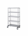 Mobile Wire Stem Caster Cart - M1848CG47RE-5 - 18” x 48” x 80”