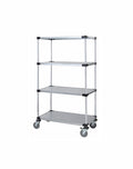 Solid Shelf Mobile Caster Cart - M1848SG46 - 18” x 48” x 69”