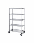 Mobile Wire Stem Caster Cart - M1860C46-5 - 18” x 60” x 69”