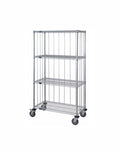 Mobile Wire Stem Caster Cart - M1860C46RE-5 - 18” x 60” x 69”