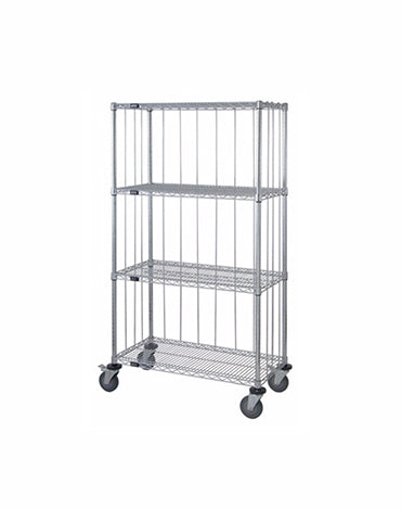 Mobile Wire Stem Caster Cart - M1860C46RE-5 - 18” x 60” x 69”