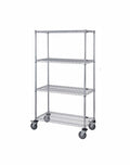 Mobile Wire Stem Caster Cart - M1860C47 - 18” x 60” x 80”