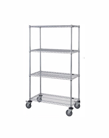 Mobile Wire Stem Caster Cart - M1860C47 - 18” x 60” x 80”