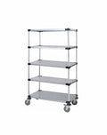 Solid Shelf Mobile Caster Cart - M1860SG46-5 - 18” x 60” x 69”