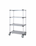 Solid Shelf Mobile Cart - M1860SG46 - 18” x 60” x 69”