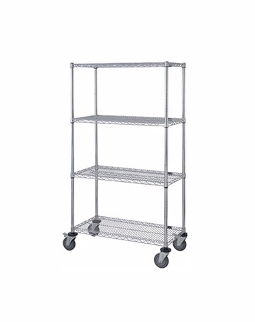 Mobile Wire Stem Caster Cart - M2436C46 - 24” x 36” x 69”