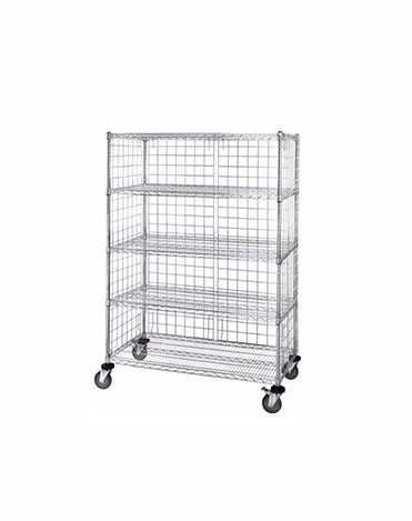 Mobile Wire Stem Caster Cart - M2436C46E-5 - 24” x 36” x 69”