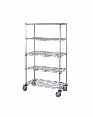 Mobile Wire Stem Caster Cart - M2436C47-5 - 24” x 36” x 80”