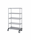 Mobile Wire Stem Caster Cart - M2436CG46-5 - 24” x 36” x 69”